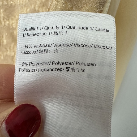 Golden Yellow Escada Sweater Sz S - Picture 8 of 10